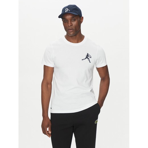 Lacoste T-Shirt TH1044 Biały Regular Fit ze sklepu MODIVO w kategorii T-shirty męskie - zdjęcie 182693292