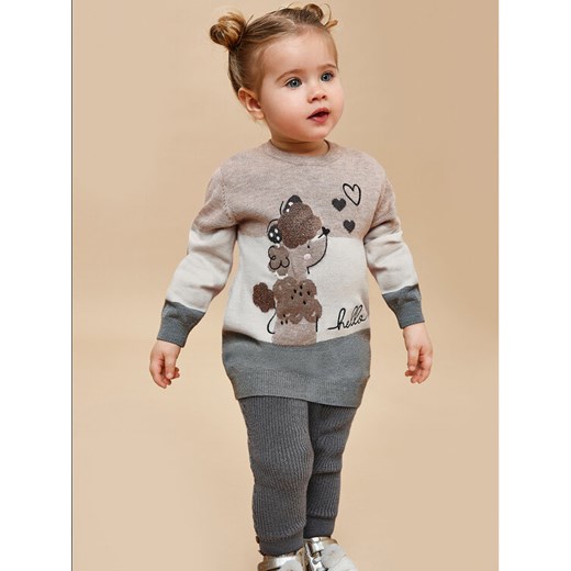 Mayoral Legginsy 10.530 Szary Regular Fit ze sklepu MODIVO w kategorii Legginsy niemowlęce - zdjęcie 182693381