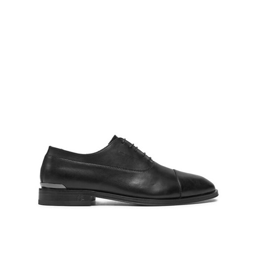 KARL LAGERFELD Półbuty Ellis KL13214 Czarny ze sklepu MODIVO w kategorii Buty eleganckie męskie - zdjęcie 182693431