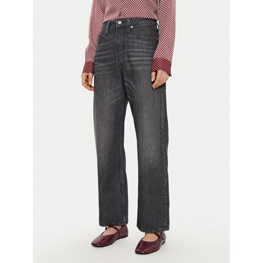 Tommy Hilfiger Jeansy WW0WW44329 Szary Straight Fit ze sklepu MODIVO w kategorii Jeansy damskie - zdjęcie 182693512