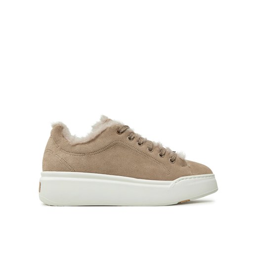 Max Mara Sneakersy TMAXI1 2424766072650 Beżowy ze sklepu MODIVO w kategorii Buty sportowe damskie - zdjęcie 182693531
