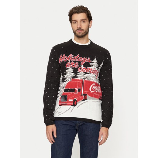 Only & Sons Sweter Xmas 22031176 Granatowy Regular Fit ze sklepu MODIVO w kategorii Swetry męskie - zdjęcie 182693661