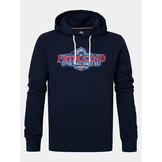 Petrol Industries Bluza M-1040-SWH300 Granatowy Regular Fit ze sklepu MODIVO w kategorii Bluzy męskie - zdjęcie 182693774