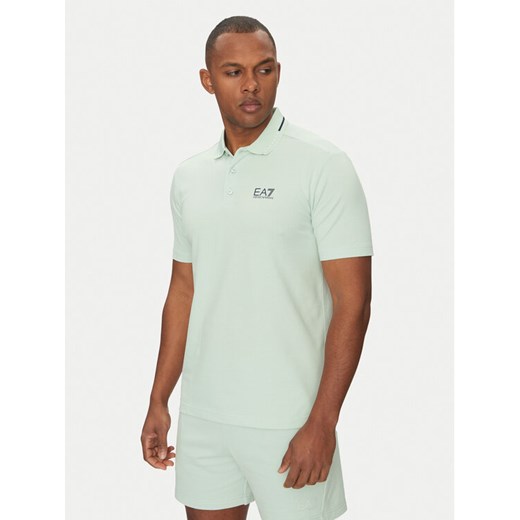 EA7 Emporio Armani Polo 7M000184 AF13511 U9060 Niebieski Regular Fit S MODIVO