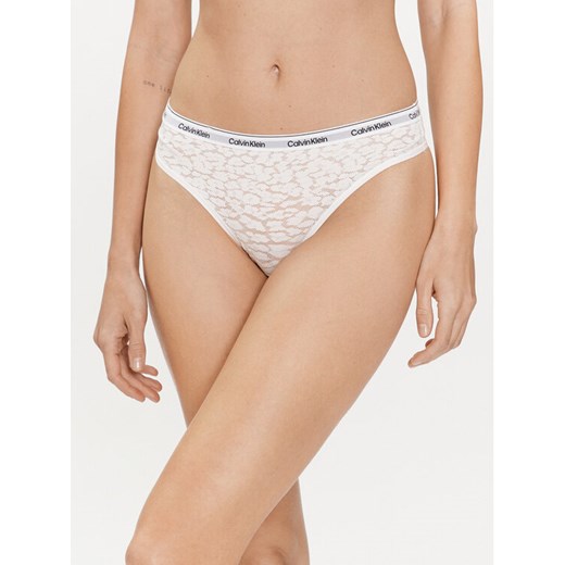 Calvin Klein Underwear Figi brazylijskie 000QD5233E Biały ze sklepu MODIVO w kategorii Majtki damskie - zdjęcie 182693832