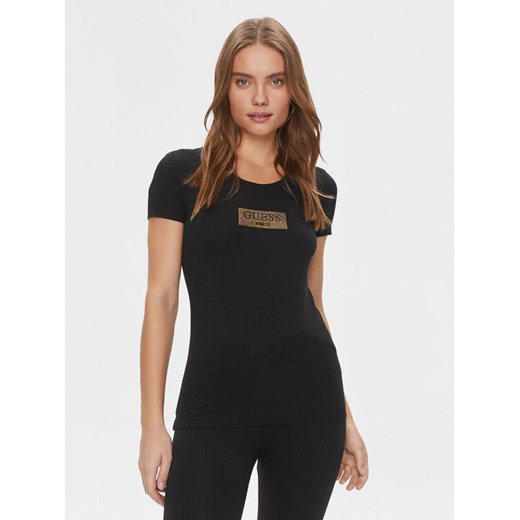 Guess T-Shirt W4RI33 J1314 Czarny Slim Fit ze sklepu MODIVO w kategorii Bluzki damskie - zdjęcie 182693932