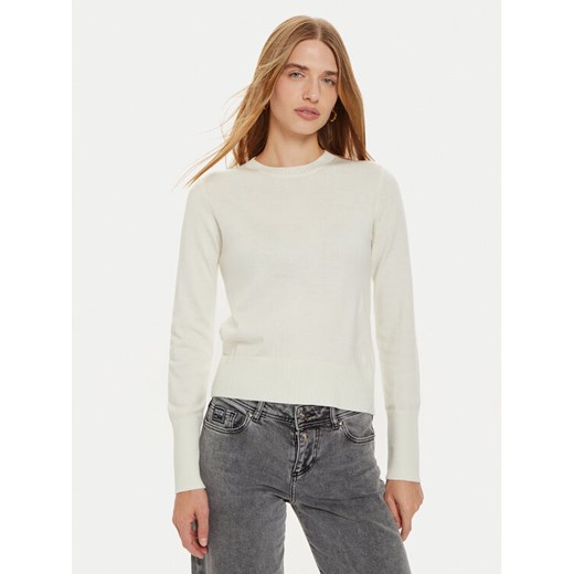 Guess Jeans Sweter W4BR83 Z3HO2 Écru Regular Fit ze sklepu MODIVO w kategorii Swetry damskie - zdjęcie 182693953