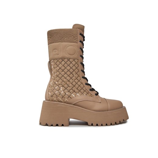Liu Jo Trapery Flair 04 SF3017 TX040 Beżowy ze sklepu MODIVO w kategorii Workery damskie - zdjęcie 182693991