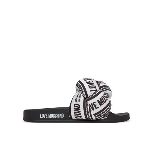 LOVE MOSCHINO Klapki JA28312G0MIW310A Biały ze sklepu MODIVO w kategorii Klapki damskie - zdjęcie 182694021