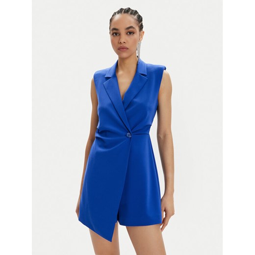 Patrizia Pepe Kombinezon 2T0058/A049-CA01 Granatowy Regular Fit ze sklepu MODIVO w kategorii Kombinezony damskie - zdjęcie 182694024