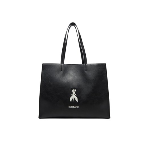 Patrizia Pepe Torebka 8B0172/L145 Czarny ze sklepu MODIVO w kategorii Torby Shopper bag - zdjęcie 182694081