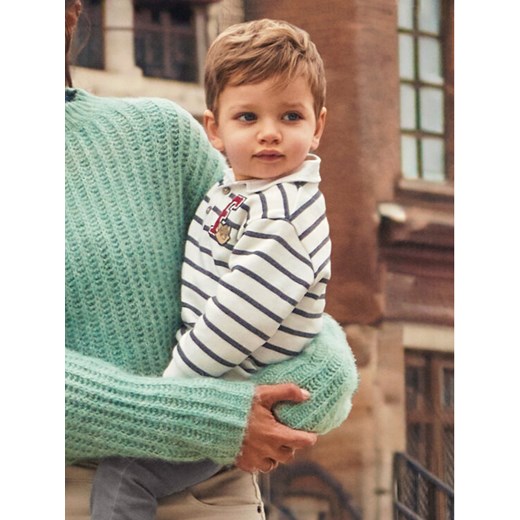 Mayoral Polo 2459 Écru Regular Fit ze sklepu MODIVO w kategorii Koszulki niemowlęce - zdjęcie 182694082