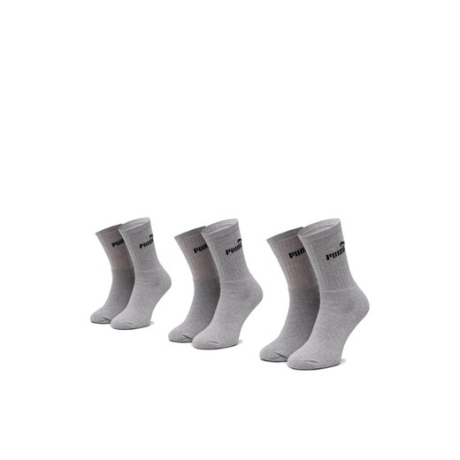 Puma Zestaw 3 par wysokich skarpet unisex 907934 r. 35/38 Szary Puma 35_38 MODIVO