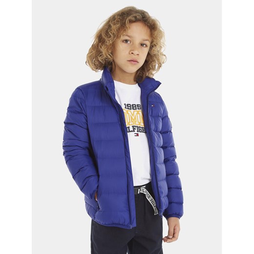 Tommy Hilfiger Kurtka puchowa Essential KS0KS00440 M Granatowy Regular Fit ze sklepu MODIVO w kategorii Kurtki chłopięce - zdjęcie 182694113