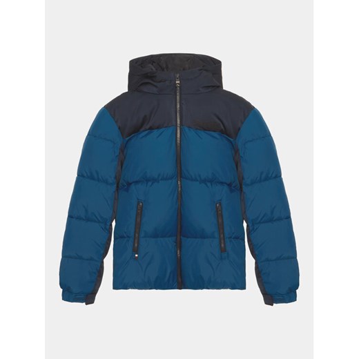 Tommy Hilfiger Kurtka zimowa KB0KB08785 S Niebieski Regular Fit ze sklepu MODIVO w kategorii Kurtki chłopięce - zdjęcie 182694140