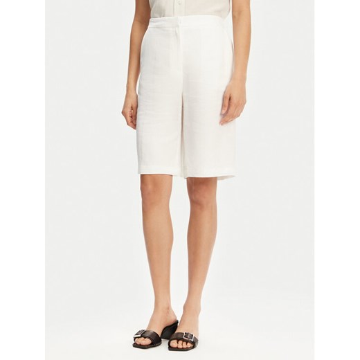BOSS Bermudy 50537403 Biały Relaxed Fit ze sklepu MODIVO w kategorii Szorty - zdjęcie 182694161