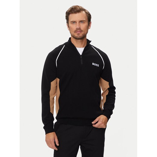 Boss Sweter Hydro-X 50519377 Czarny Regular Fit ze sklepu MODIVO w kategorii Swetry męskie - zdjęcie 182694192