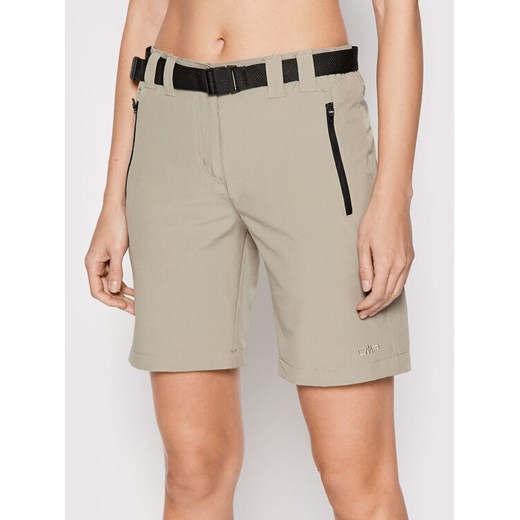 CMP Szorty sportowe 3T51146 Zielony Regular Fit 38 MODIVO
