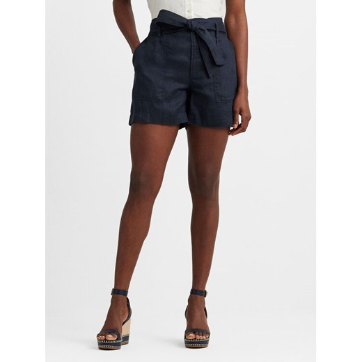 Lauren Ralph Lauren Szorty materiałowe 200862092003 Granatowy Regular Fit ze sklepu MODIVO w kategorii Szorty - zdjęcie 182694233