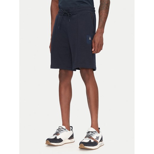 Aeronautica Militare Szorty sportowe 251BF020F584 Granatowy Regular Fit ze sklepu MODIVO w kategorii Spodenki męskie - zdjęcie 182694322
