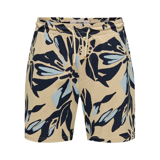 Only & Sons Szorty materiałowe Piero 22034086 Beżowy Relaxed Fit Only & Sons XXL MODIVO