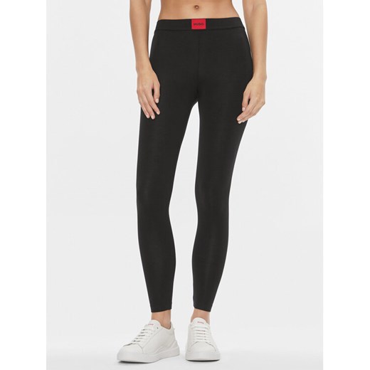 Hugo Legginsy Thermal 50492277 Czarny Slim Fit ze sklepu MODIVO w kategorii Spodnie damskie - zdjęcie 182694410
