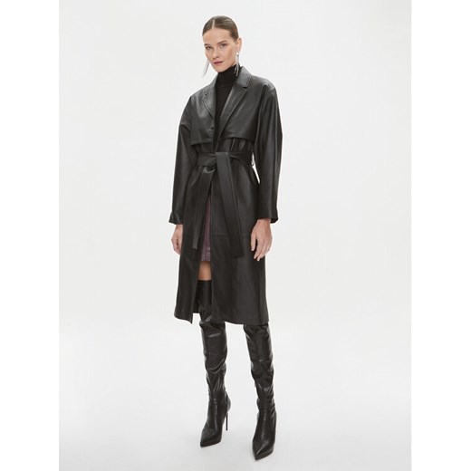 Calvin Klein Trencz K20K206719 Czarny Regular Fit ze sklepu MODIVO w kategorii Płaszcze damskie - zdjęcie 182694661