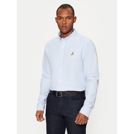 Brave Soul Koszula MSH-230CLAUDIANB Niebieski Slim Fit ze sklepu MODIVO w kategorii Koszule męskie - zdjęcie 182694670