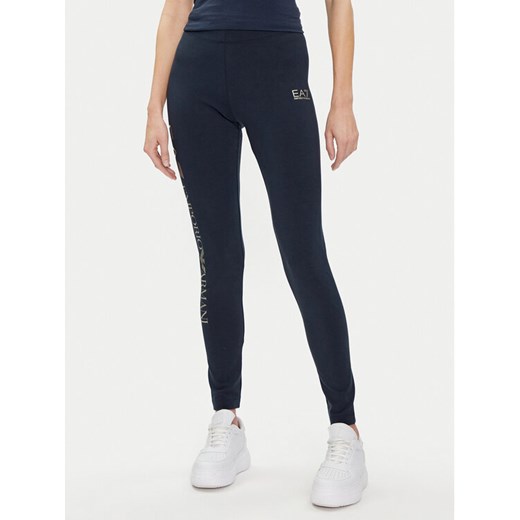 EA7 Emporio Armani Szorty sportowe 3DTS51 TJTXZ 1555 Granatowy Regular Fit ze sklepu MODIVO w kategorii Szorty - zdjęcie 182694743