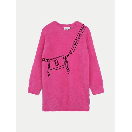 Marc Jacobs Sukienka dzianinowa W60386 M Różowy Regular Fit ze sklepu MODIVO w kategorii Sukienki dziewczęce - zdjęcie 182694784
