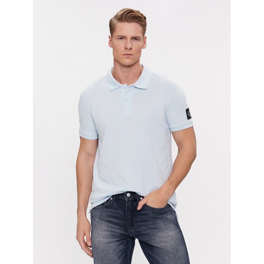 Calvin Klein Jeans Polo J30J323394 Niebieski Regular Fit S MODIVO