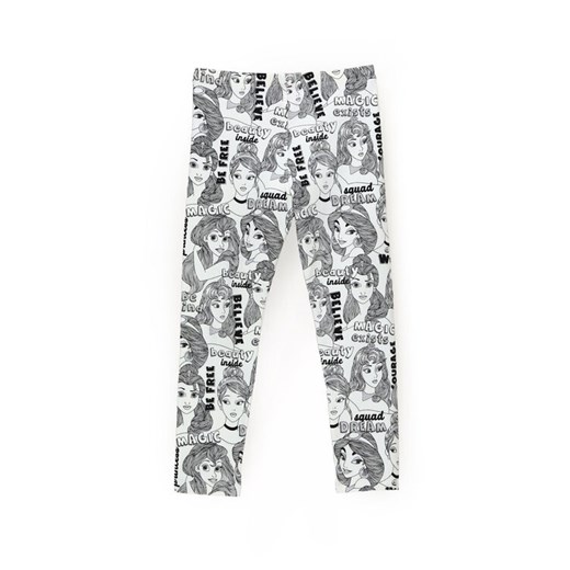 Original Marines Legginsy DISNEY DCAV3655F Biały Slim Fit ze sklepu MODIVO w kategorii Spodnie dziewczęce - zdjęcie 182694821