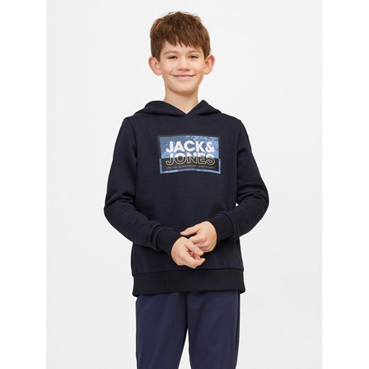 Jack&Jones Junior Bluza Logan 12254120 Granatowy Standard Fit Jack&jones Junior 152 MODIVO