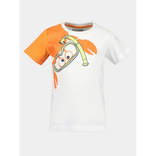 Blue Seven T-Shirt 802311 X Biały Regular Fit ze sklepu MODIVO w kategorii T-shirty chłopięce - zdjęcie 182694943