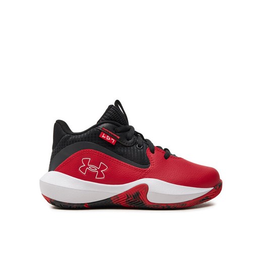 Under Armour Buty do koszykówki Pre-School UA Lockdown 7 3028514 Czerwony ze sklepu MODIVO w kategorii Buty sportowe dziecięce - zdjęcie 182695101