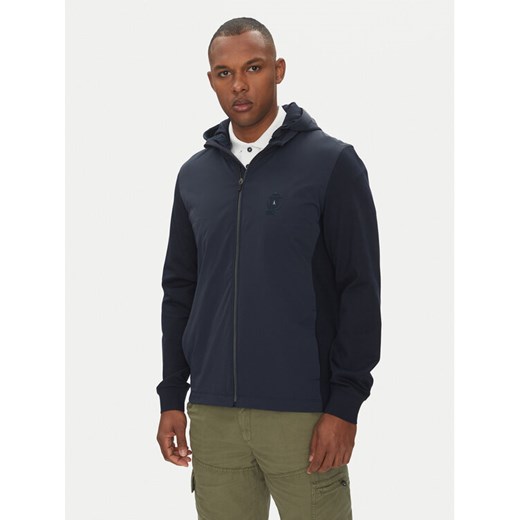Aeronautica Militare Kurtka softshell 251AF499F559 Granatowy Regular Fit ze sklepu MODIVO w kategorii Kurtki męskie - zdjęcie 182695143