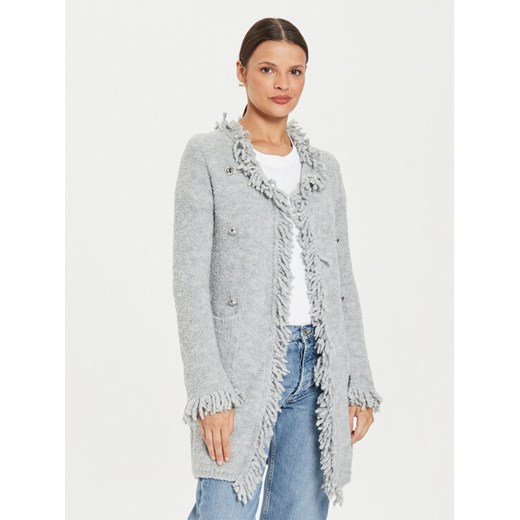 Marella Kardigan Regina 2423906024 Szary Regular Fit ze sklepu MODIVO w kategorii Swetry damskie - zdjęcie 182695192