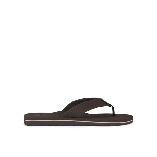 Quiksilver Japonki MOLOKAI LAYBACK TEXTURED AQYL101266 CVJ1 Brązowy ze sklepu MODIVO w kategorii Klapki męskie - zdjęcie 182695273