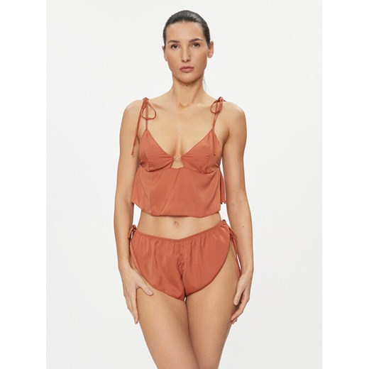 Bluebella Piżama Nicole 42109 Pomarańczowy Regular Fit ze sklepu MODIVO w kategorii Piżamy damskie - zdjęcie 182695363