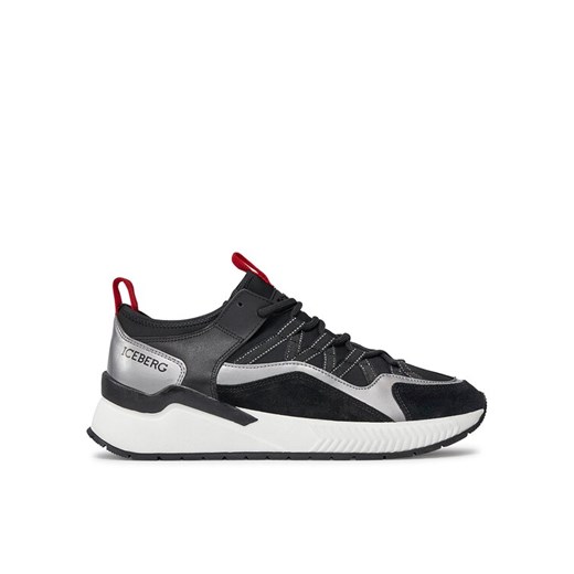 Iceberg Sneakersy Gomera IU1638 Czarny ze sklepu MODIVO w kategorii Buty sportowe męskie - zdjęcie 182695381