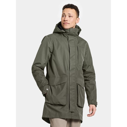 Didriksons Parka Andreas Usx Parka 505085 Zielony Standard Fit ze sklepu MODIVO w kategorii Parki męskie - zdjęcie 182695394