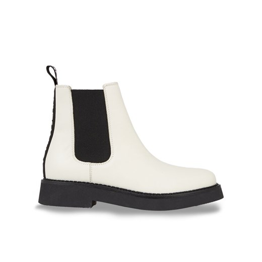 Tommy Jeans Sztyblety Tjw Chelsea Flat EN0EN02311 Biały ze sklepu MODIVO w kategorii Botki - zdjęcie 182695404