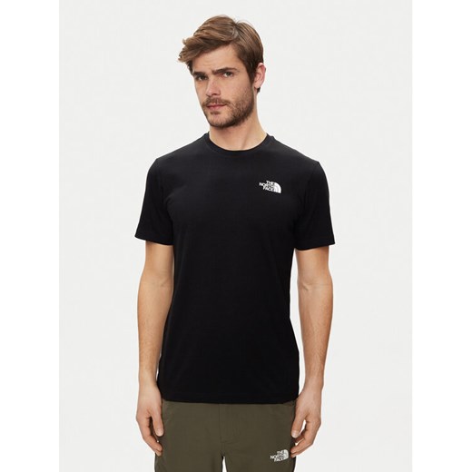 The North Face T-Shirt Redbox NF0A87NV Czarny Regular Fit ze sklepu MODIVO w kategorii T-shirty męskie - zdjęcie 182695451