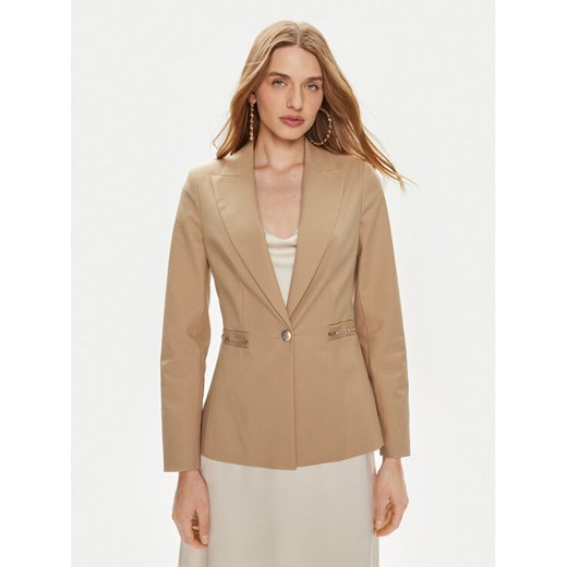 Marciano Guess Marynarka 4YGN04 7124A Beżowy Slim Fit ze sklepu MODIVO w kategorii Marynarki damskie - zdjęcie 182695470