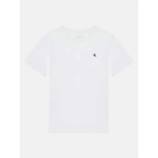 Calvin Klein Jeans T-Shirt IU0IU00543 Biały Regular Fit ze sklepu MODIVO w kategorii Bluzki dziewczęce - zdjęcie 182695541