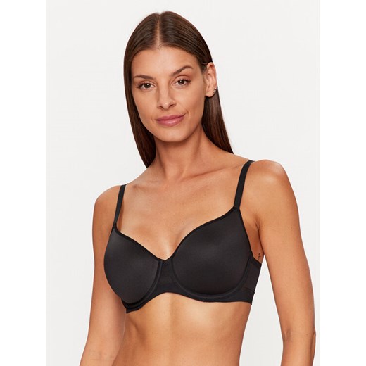 Chantelle Biustonosz z fiszbiną Pure Light C10M70 Czarny ze sklepu MODIVO w kategorii Biustonosze - zdjęcie 182695582