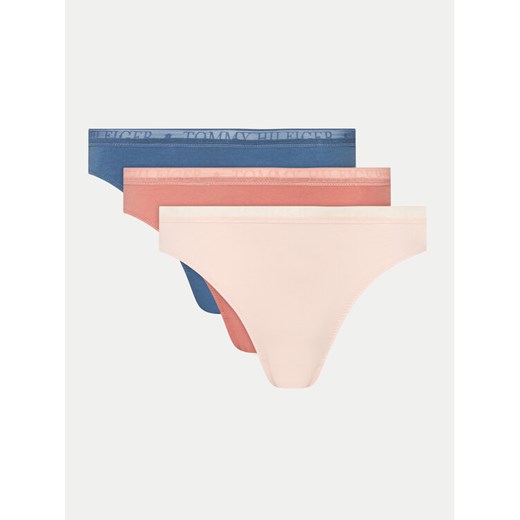 Tommy Hilfiger Komplet 3 par fig klasycznych UW0UW05184 Kolorowy ze sklepu MODIVO w kategorii Majtki damskie - zdjęcie 182695623