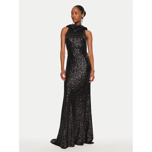 Pinko Sukienka wieczorowa Apollinaire 104471 A29J Czarny Regular Fit ze sklepu MODIVO w kategorii Sukienki - zdjęcie 182695753