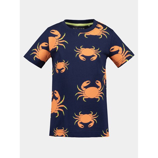 Blue Seven T-Shirt 802312 X Granatowy Regular Fit ze sklepu MODIVO w kategorii T-shirty chłopięce - zdjęcie 182695754