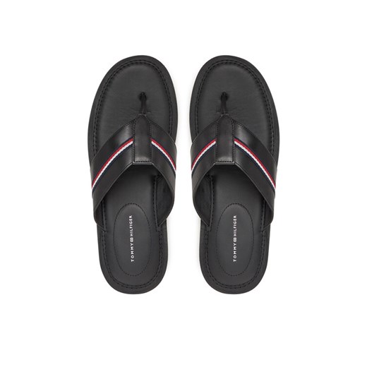 Tommy Hilfiger Japonki Core Hilfiger Toe Post Lh Sandal FM0FM05416 Czarny ze sklepu MODIVO w kategorii Klapki męskie - zdjęcie 182695764